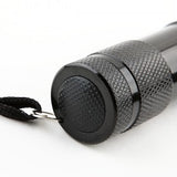 9-Bulb LED Torch - Black