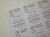 Logbook Stickers x18 - landscape