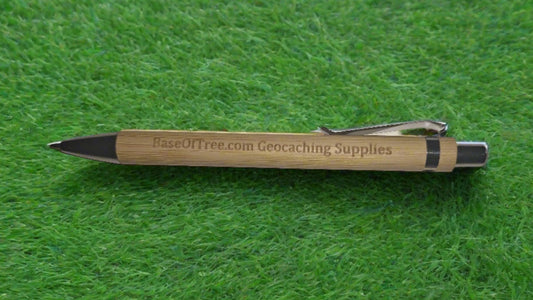 BaseOfTree.com Wooden Barrel Ballpoint Pen