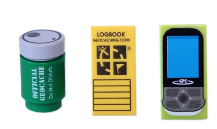 Custom Geocaching Accessory Brick 3-Pack