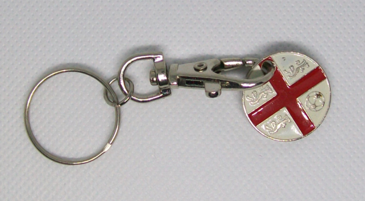 Trolley Token Keyring - England