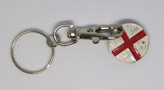 Trolley Token Keyring - England