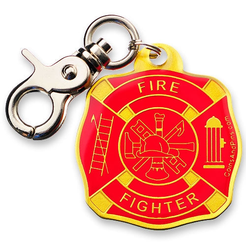 Firefighter Accountability Tag - Yellow-Red