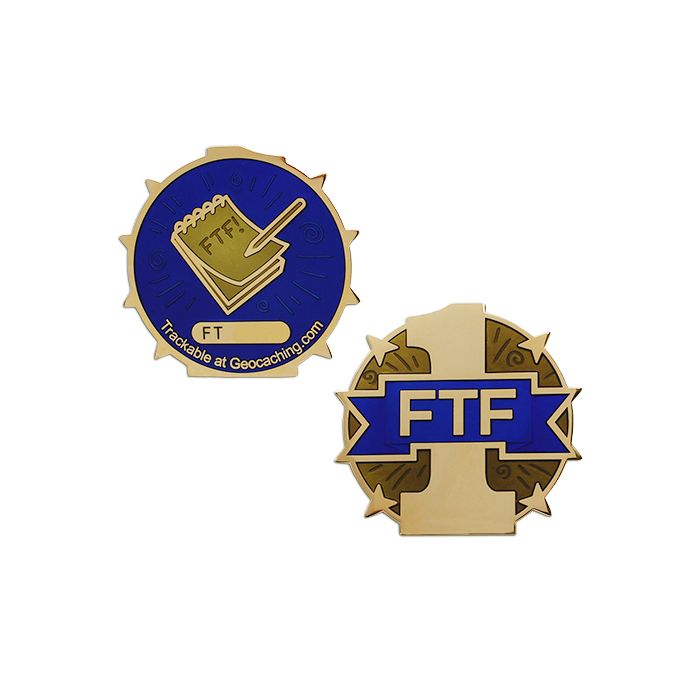 First To Find Full Size Geocoin