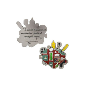 Mechanical Heart Geocoin