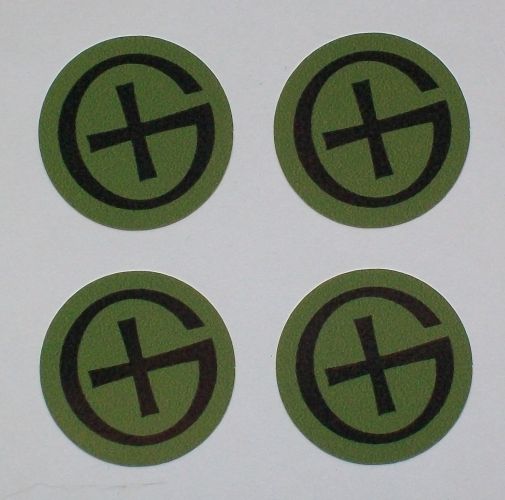 1-inch Logo Stickers x4