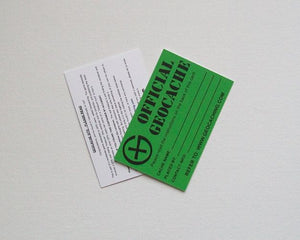 Stash Card - SMALL - Green/White
